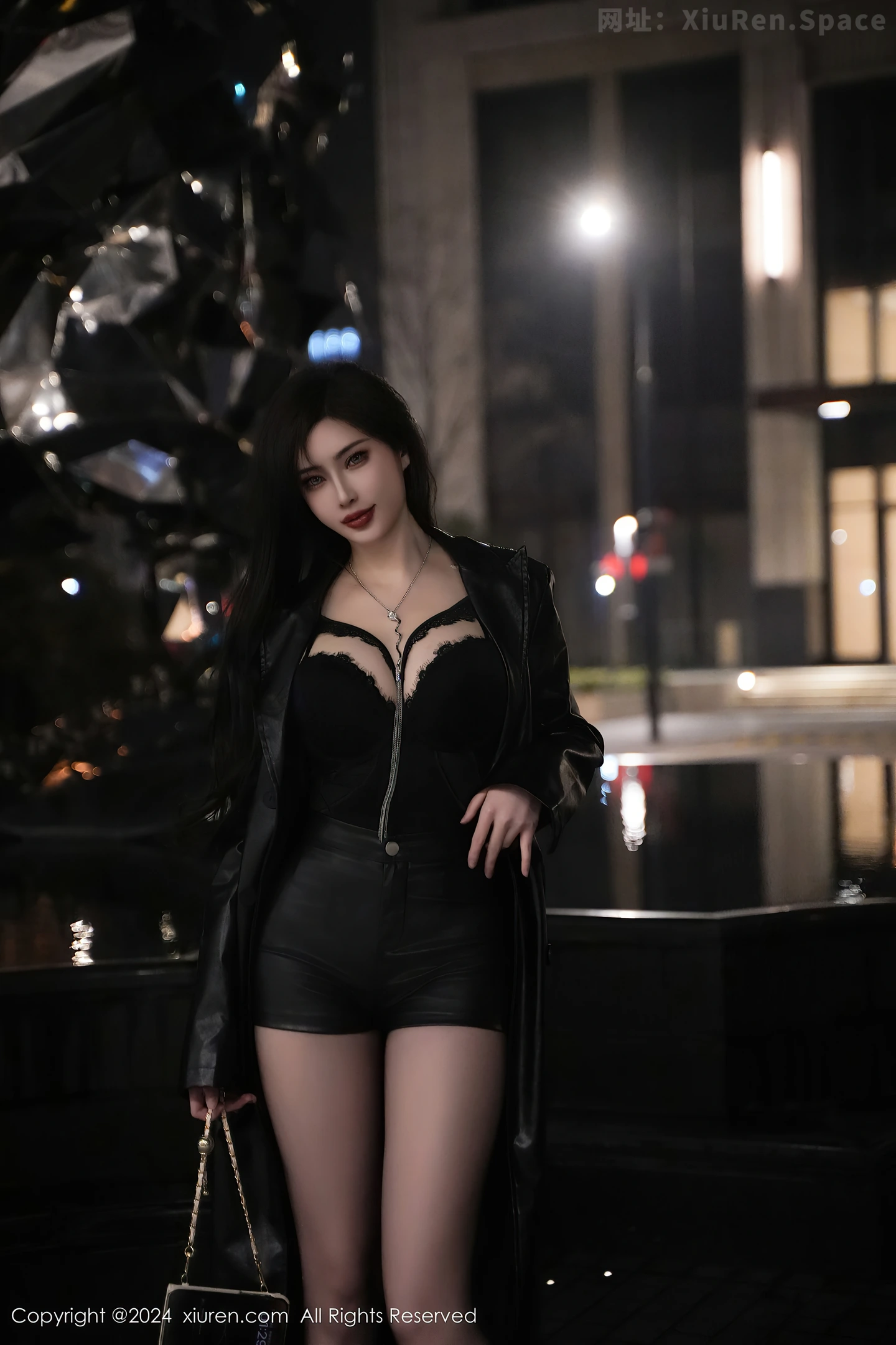 图片[2]-[XiuRen秀人网]VOL.8375 女神Carol周妍希性感黑色情趣服饰配超薄黑丝秀惹火身材诱惑写真84P-秀人网官方网站